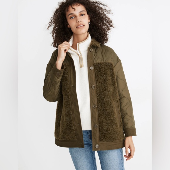 Madewell Jackets & Blazers - Madewell Hybrid Sherpa Jacket NWT